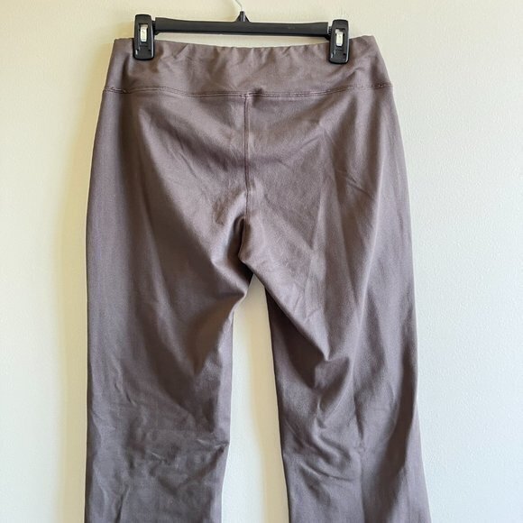 Lucy Brown Legging Bootcut Mid Rise Athletic Womens Size M Tall Pants - Picture 4 of 8
